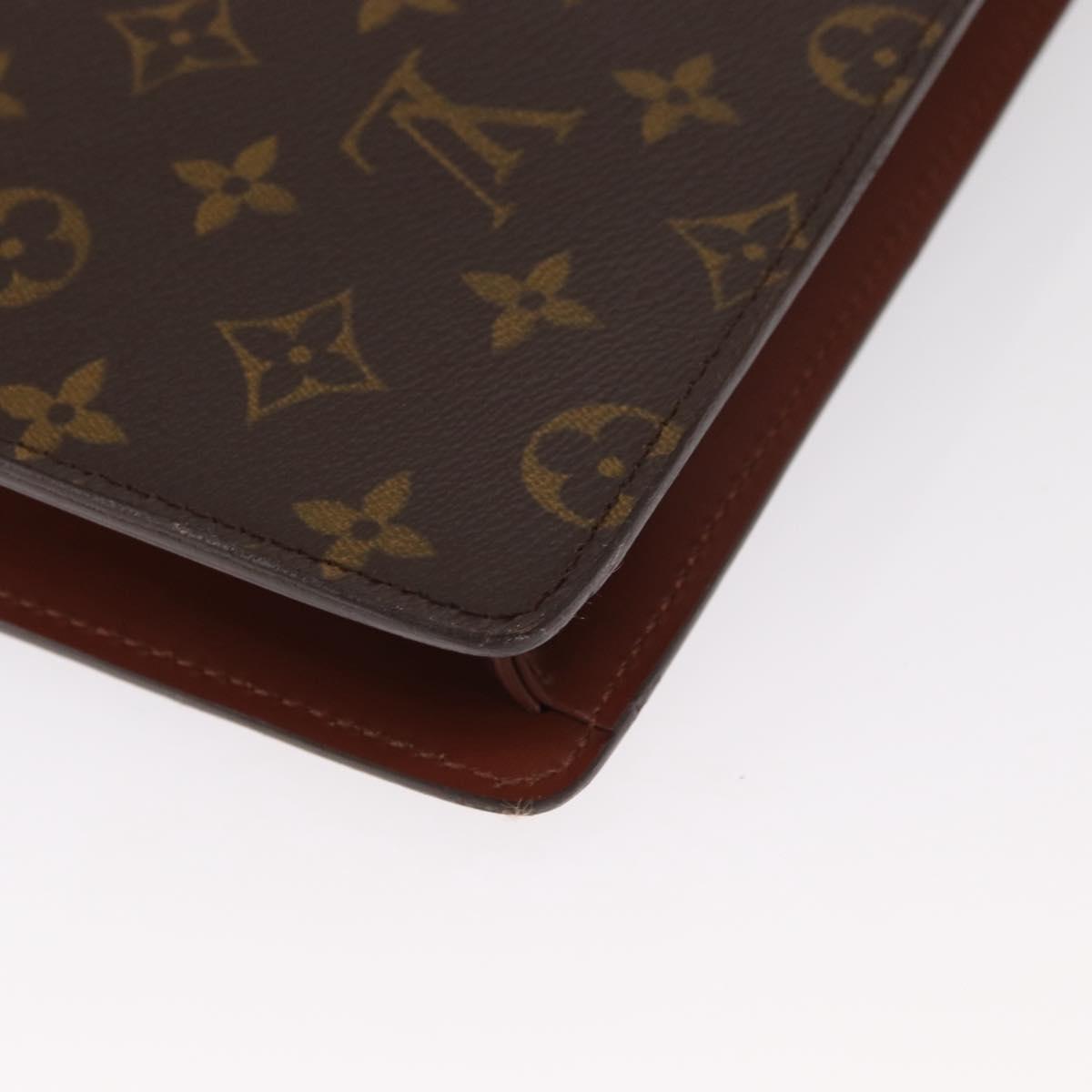 LOUIS VUITTON Monogram Porte Documents Bandouliere Bag M53338 LV Auth 157333