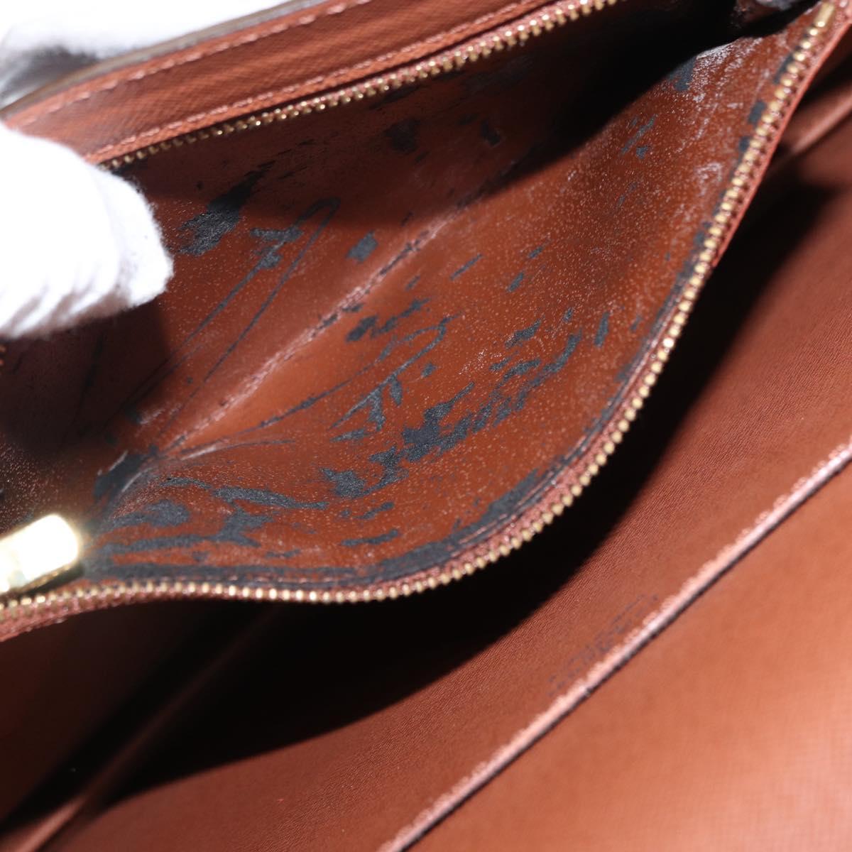 LOUIS VUITTON Monogram Porte Documents Bandouliere Bag M53338 LV Auth 157333
