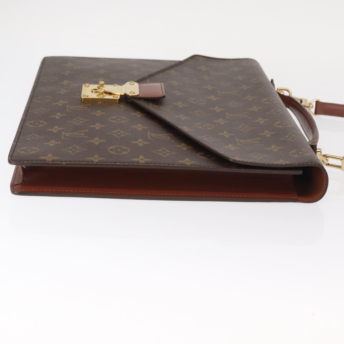 LOUIS VUITTON Monogram Porte Documents Bandouliere Bag M53338 LV Auth 157333
