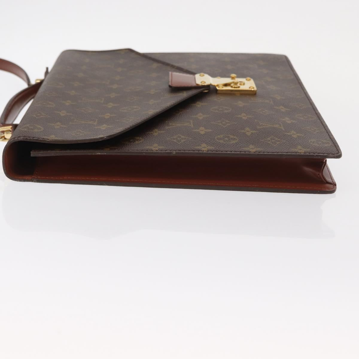 LOUIS VUITTON Monogram Porte Documents Bandouliere Bag M53338 LV Auth 157333