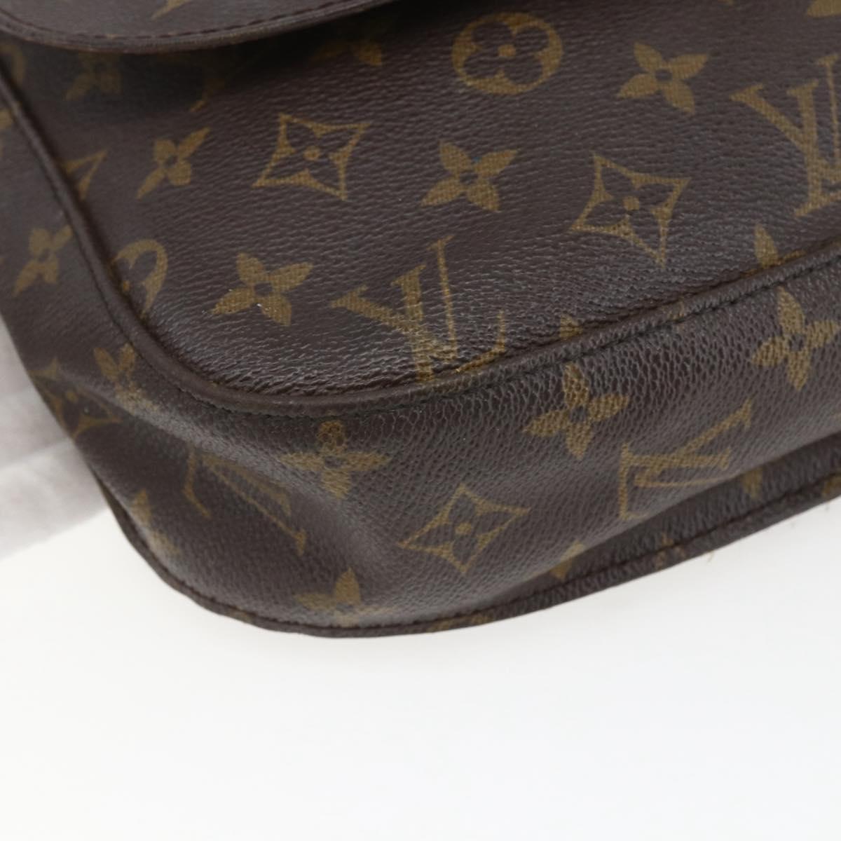 LOUIS VUITTON Monogram Saint Cloud GM Shoulder Bag M51242 LV Auth 157348