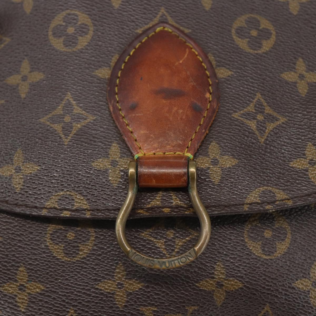 LOUIS VUITTON Monogram Saint Cloud GM Shoulder Bag M51242 LV Auth 157348
