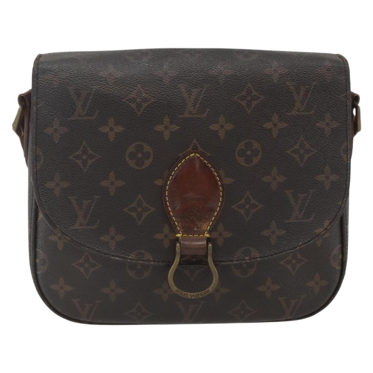 LOUIS VUITTON Monogram Saint Cloud GM Shoulder Bag M51242 LV Auth 157349