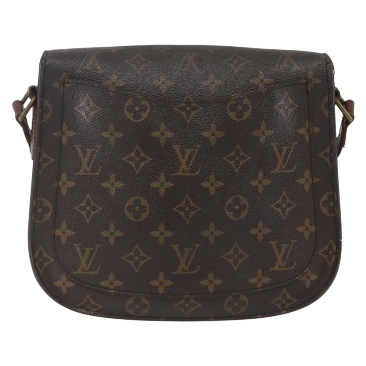 LOUIS VUITTON Monogram Saint Cloud GM Shoulder Bag M51242 LV Auth 157349