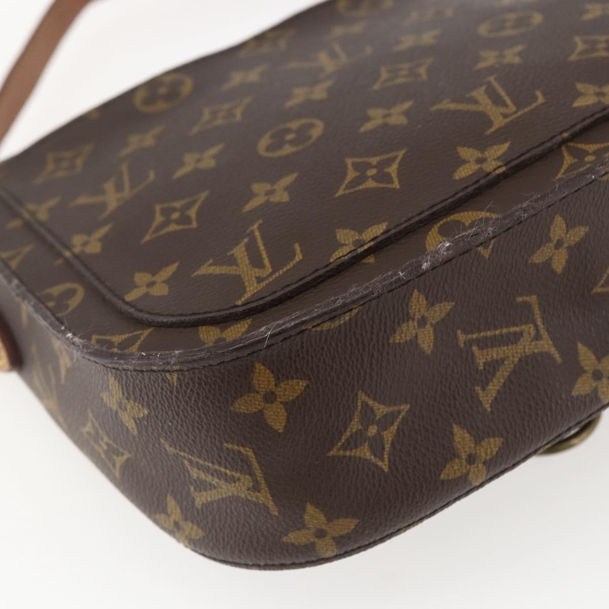 LOUIS VUITTON Monogram Saint Cloud GM Shoulder Bag M51242 LV Auth 157351