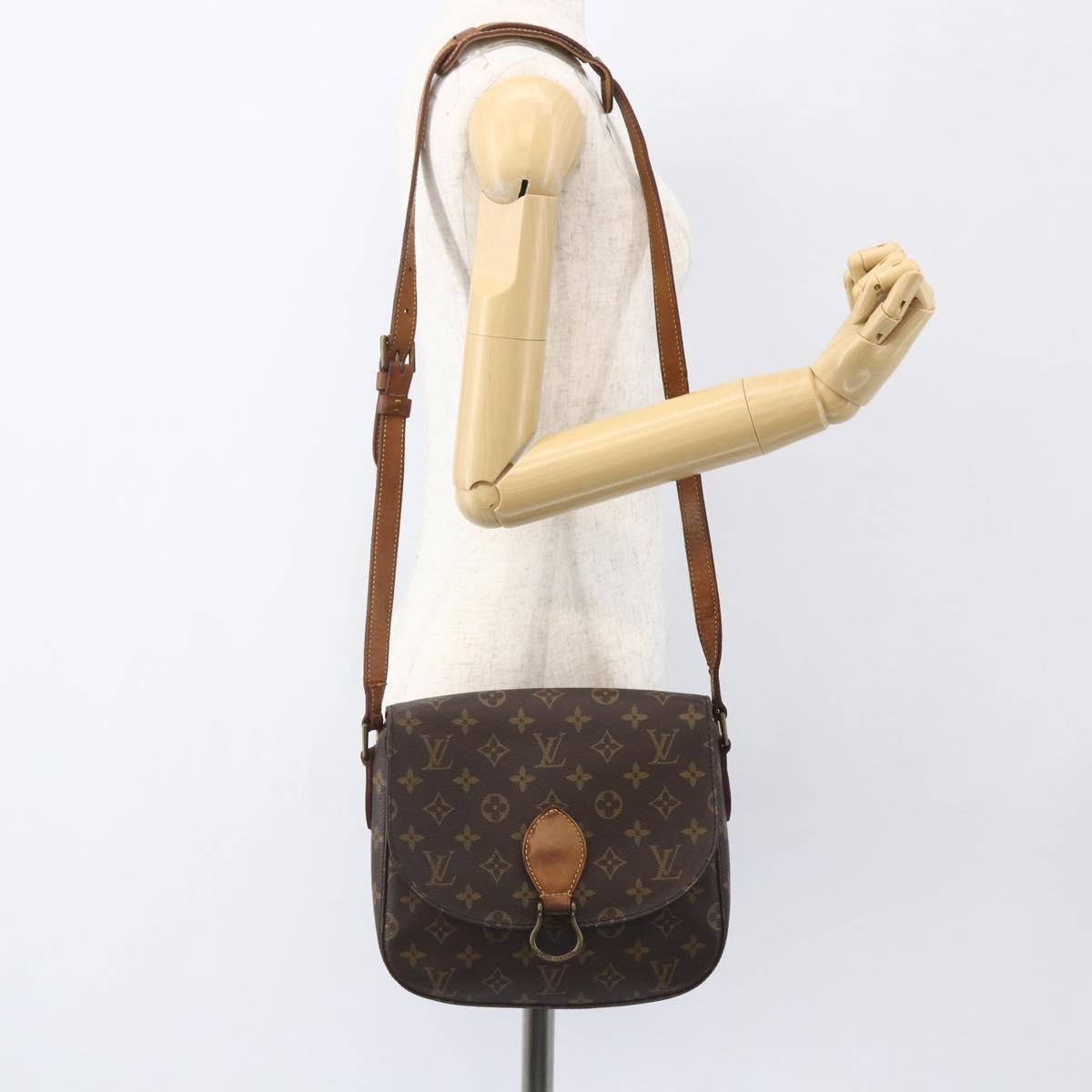 LOUIS VUITTON Monogram Saint Cloud GM Shoulder Bag M51242 LV Auth 157351
