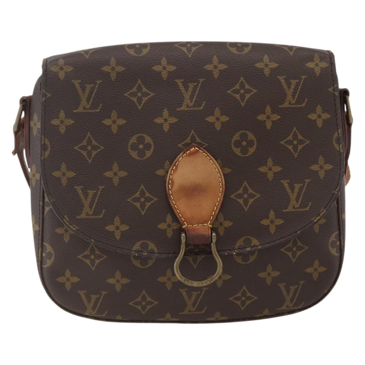 LOUIS VUITTON Monogram Saint Cloud GM Shoulder Bag M51242 LV Auth 157351