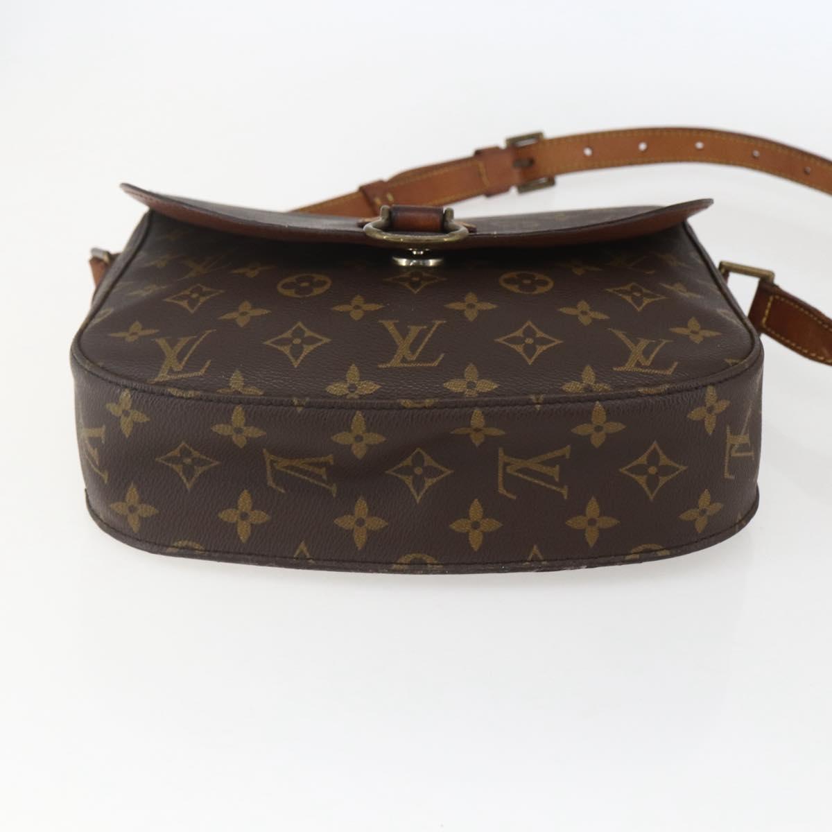 LOUIS VUITTON Monogram Saint Cloud GM Shoulder Bag M51242 LV Auth 157351