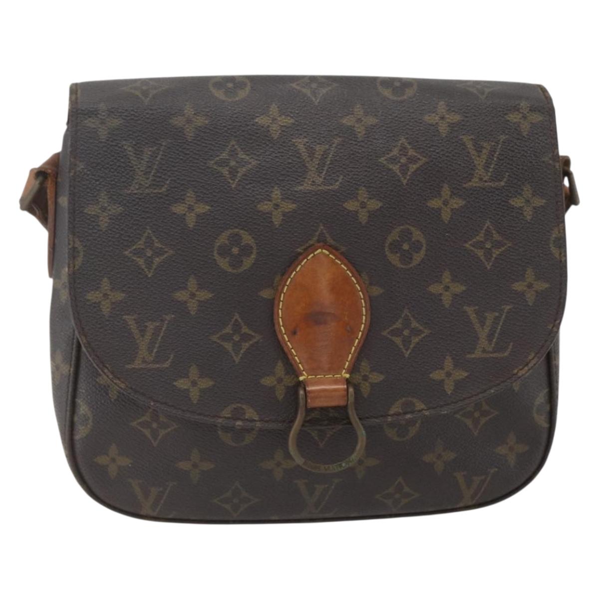LOUIS VUITTON Monogram Saint Cloud GM Shoulder Bag M51242 LV Auth 157352