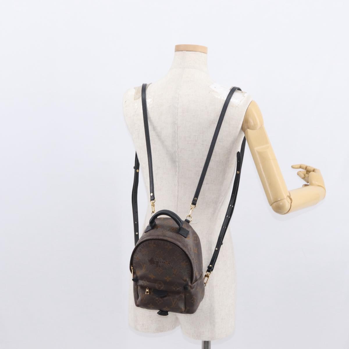 LOUIS VUITTON Monogram Palm Springs MINI Backpack M44873 LV Auth 157354