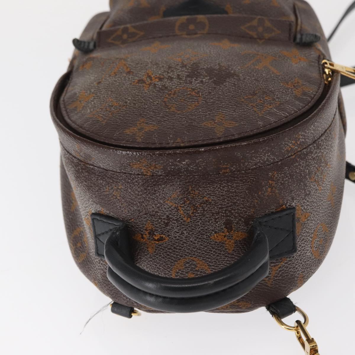 LOUIS VUITTON Monogram Palm Springs MINI Backpack M44873 LV Auth 157354
