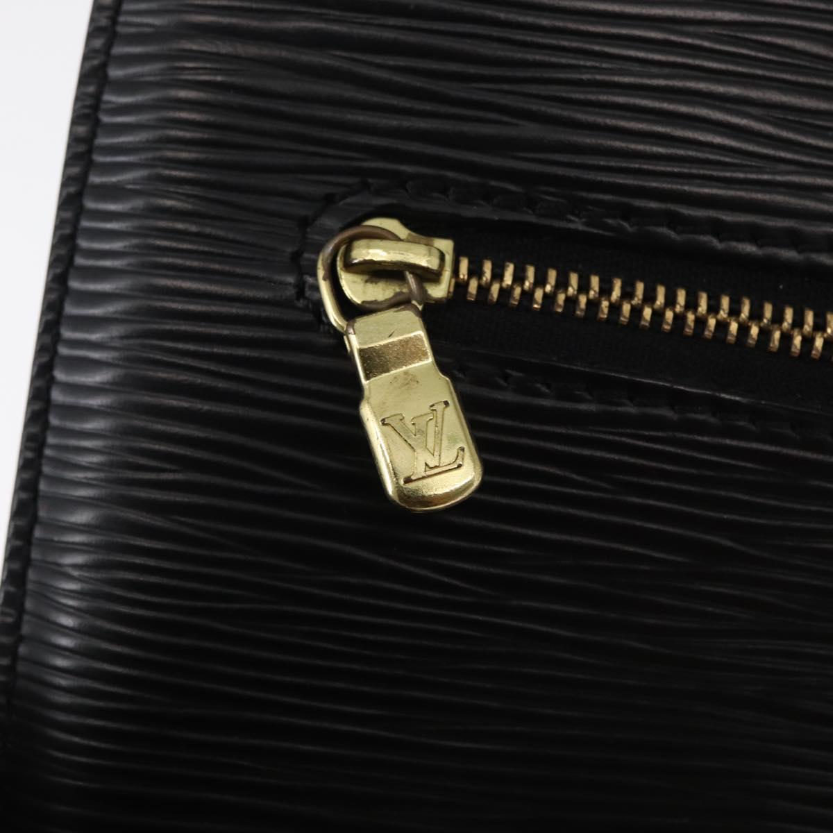 LOUIS VUITTON Epi Mabillon Backpack Black M52232 LV Auth 157356