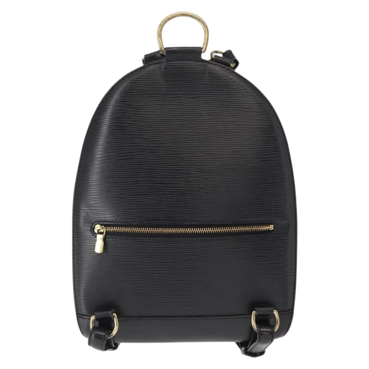 LOUIS VUITTON Epi Mabillon Backpack Black M52232 LV Auth 157356