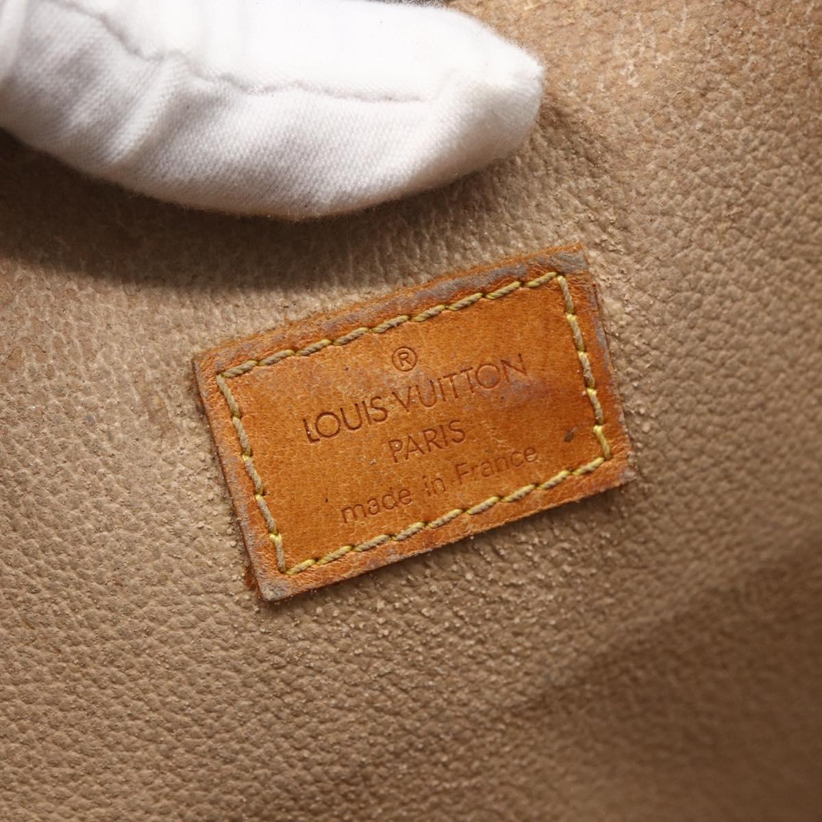 LOUIS VUITTON Monogram Sac Plat Hand Bag M51140 LV Auth 157365
