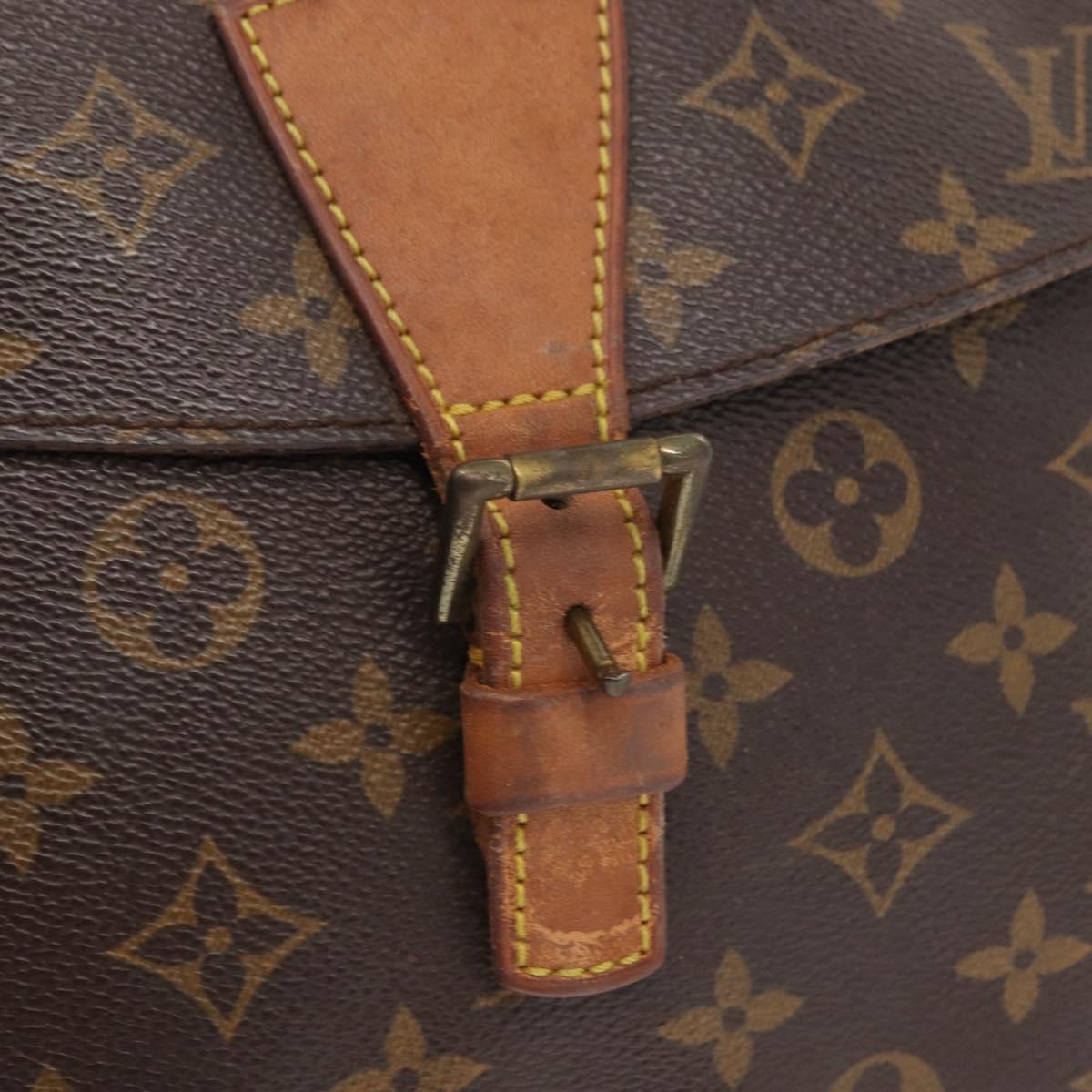 LOUIS VUITTON Monogram Jeune Fille GM Shoulder Bag M51225 LV Auth 157367