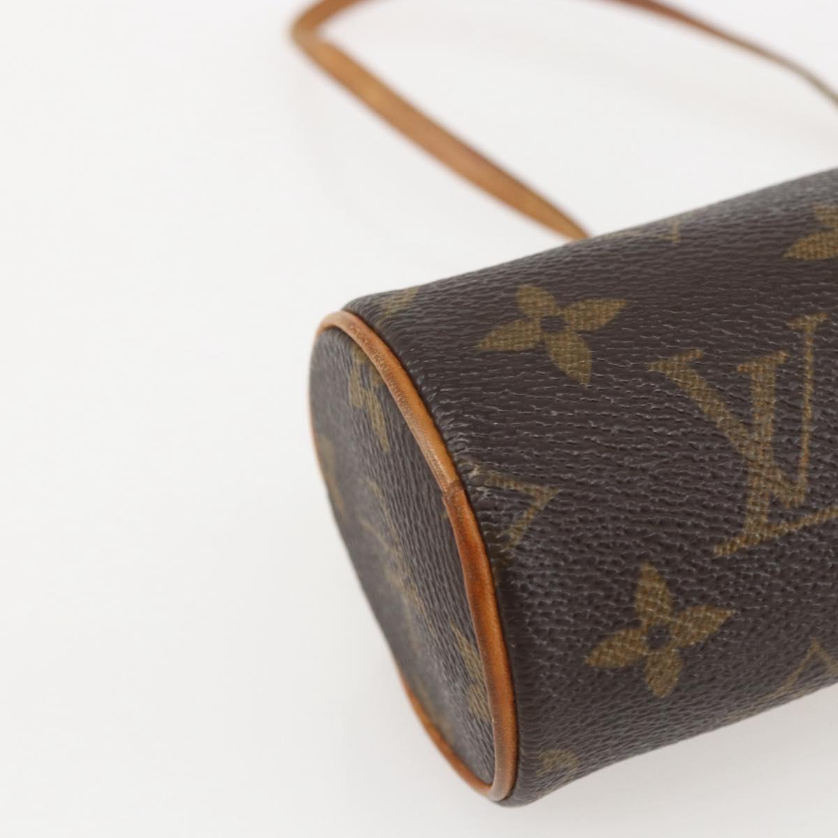 LOUIS VUITTON Monogram Papillon Pouch LV Auth 157370