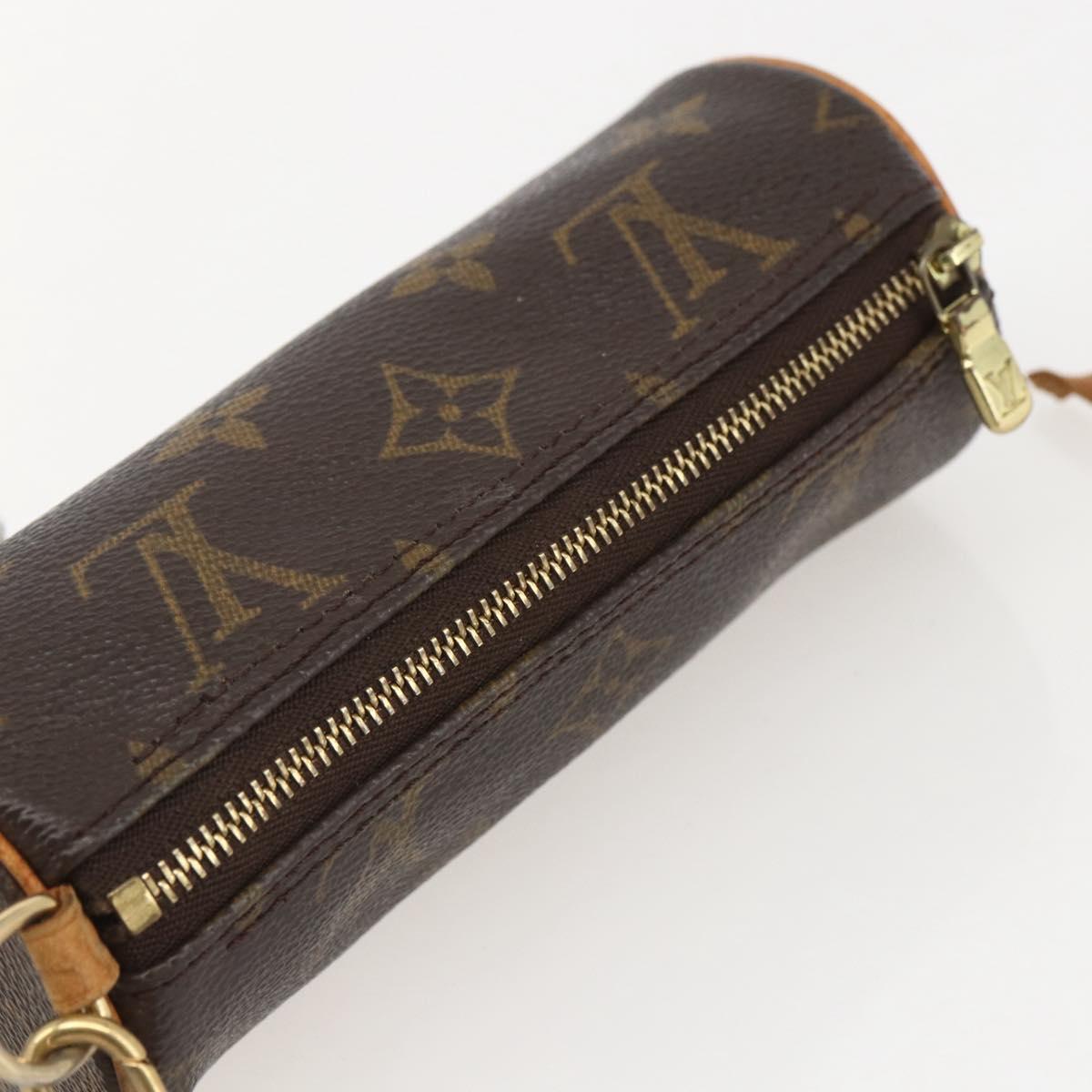LOUIS VUITTON Monogram Papillon Pouch LV Auth 157370