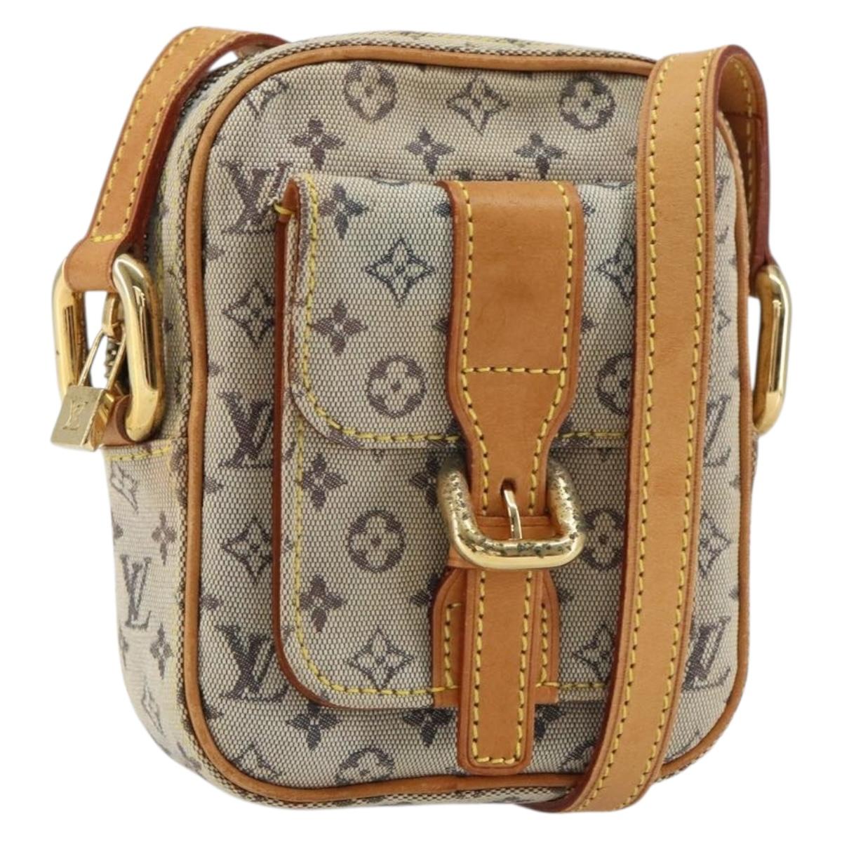 LOUIS VUITTON Monogram Mini Juliet PM Shoulder Bag Blue M92005 LV Auth 157379