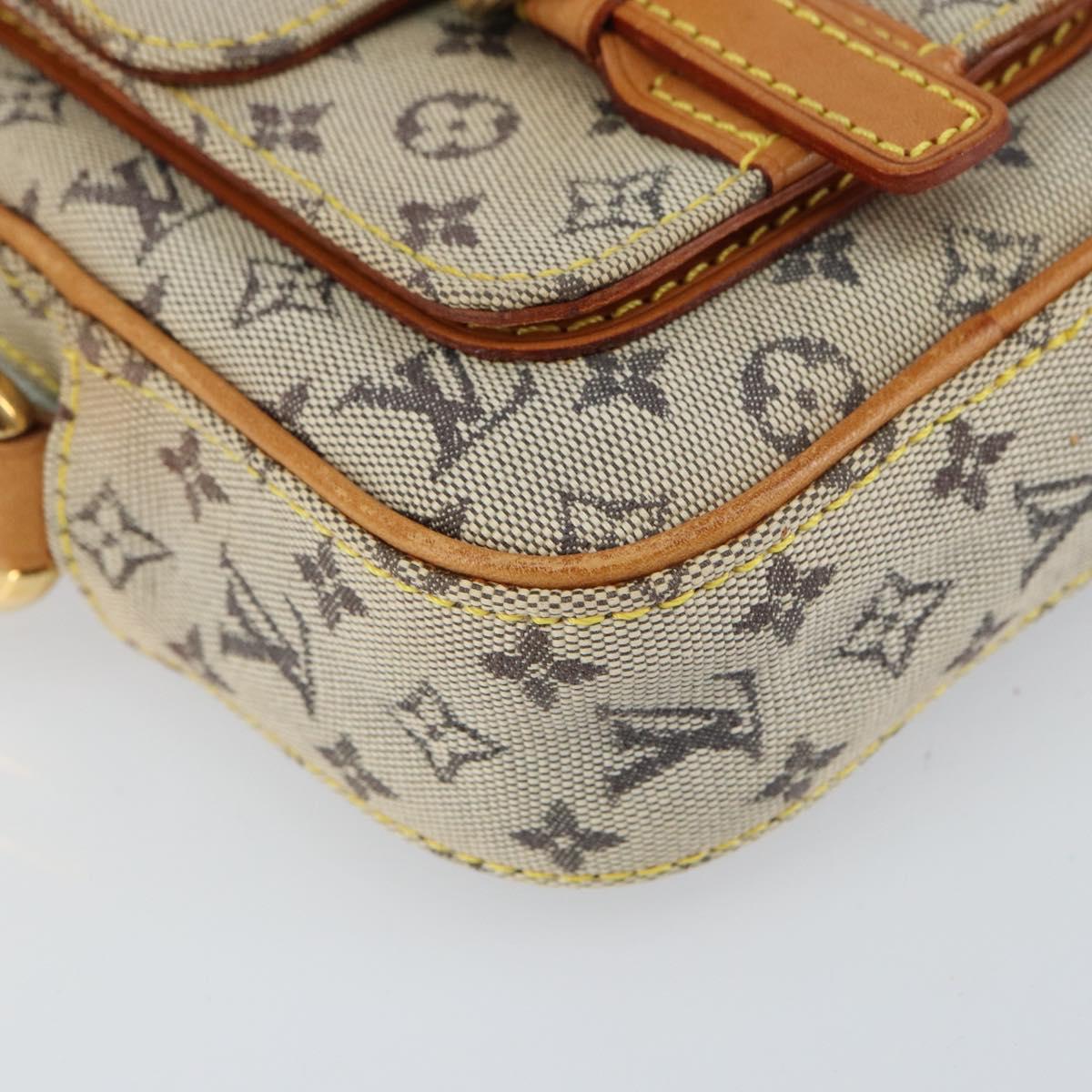 LOUIS VUITTON Monogram Mini Juliet PM Shoulder Bag Blue M92005 LV Auth 157379