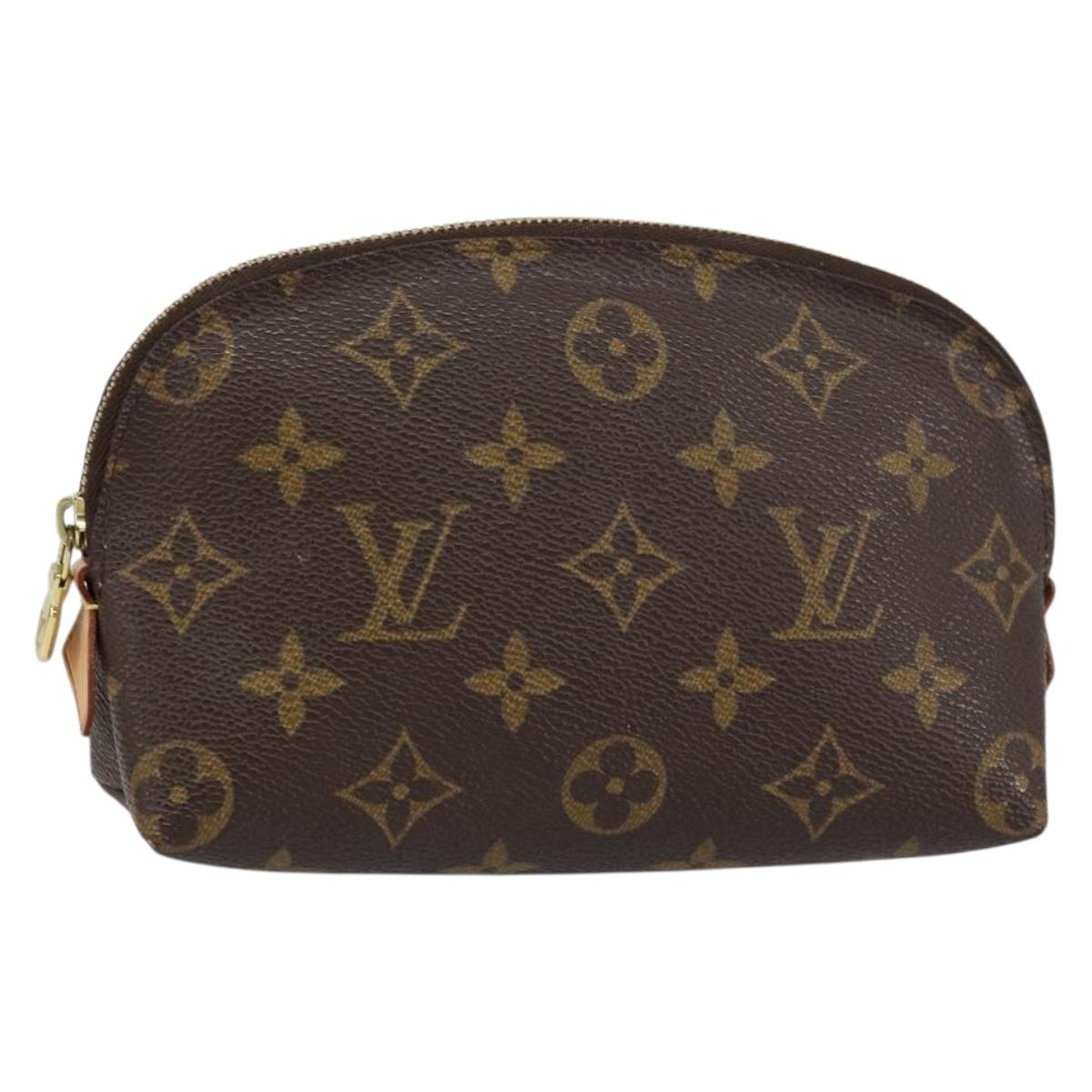 LOUIS VUITTON Monogram Pochette Cosmetic PM Pouch M43998 LV Auth 157383
