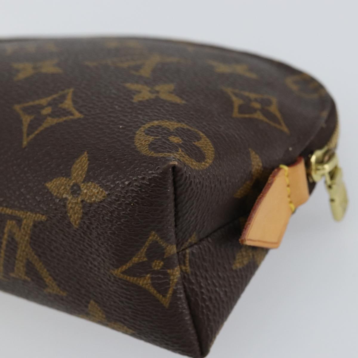 LOUIS VUITTON Monogram Pochette Cosmetic PM Pouch M43998 LV Auth 157383