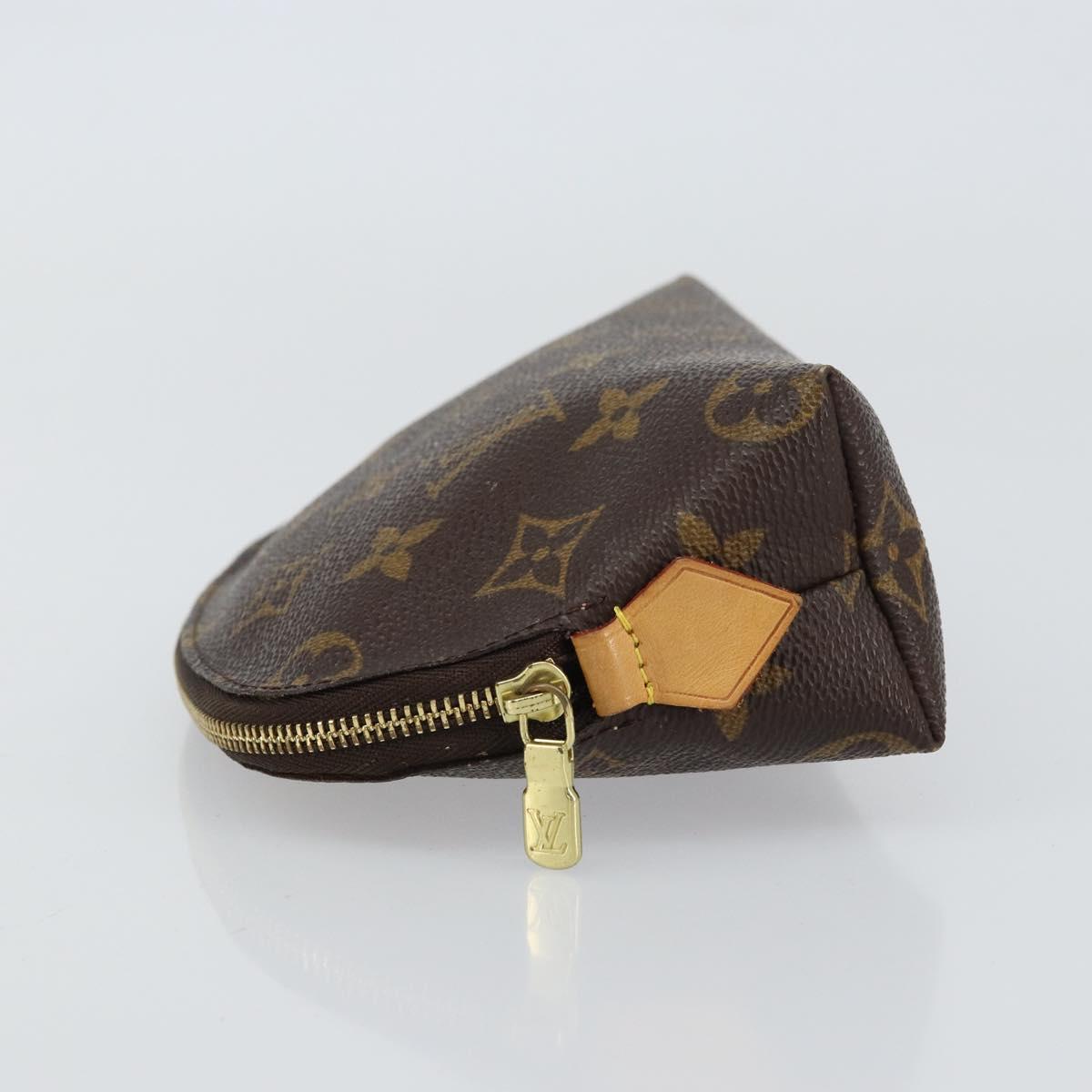 LOUIS VUITTON Monogram Pochette Cosmetic PM Pouch M43998 LV Auth 157383