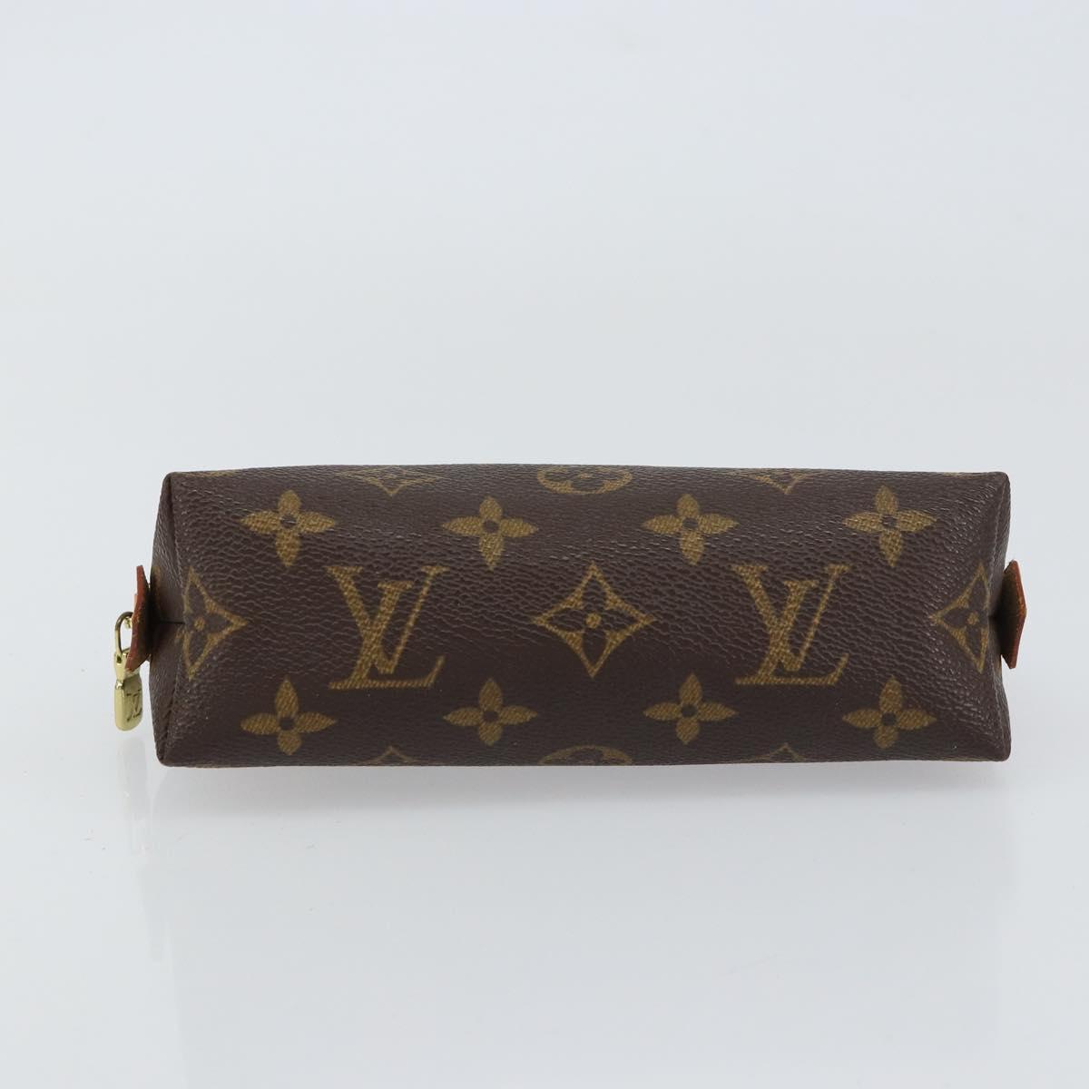 LOUIS VUITTON Monogram Pochette Cosmetic PM Pouch M43998 LV Auth 157383
