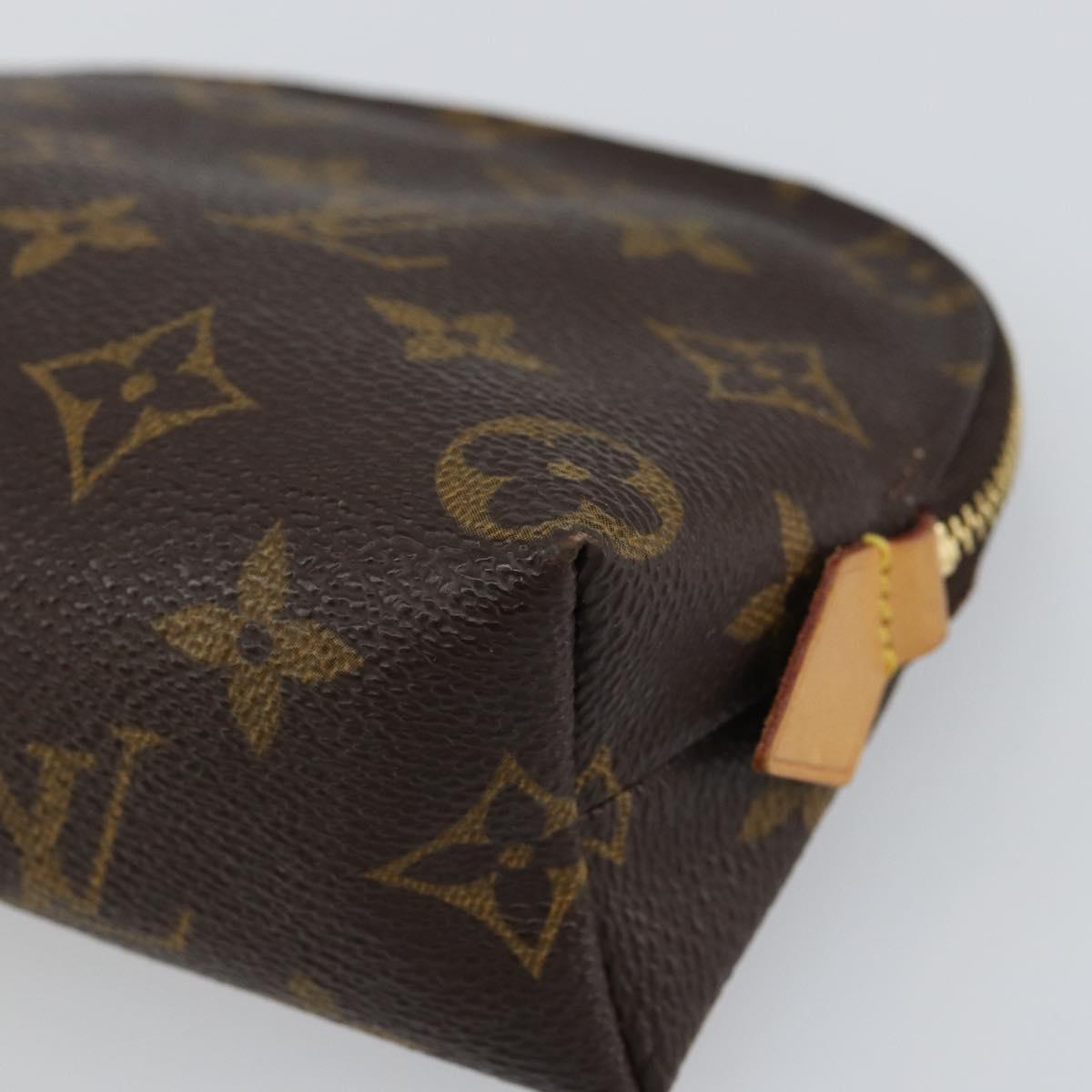 LOUIS VUITTON Monogram Pochette Cosmetic PM Pouch M43998 LV Auth 157383