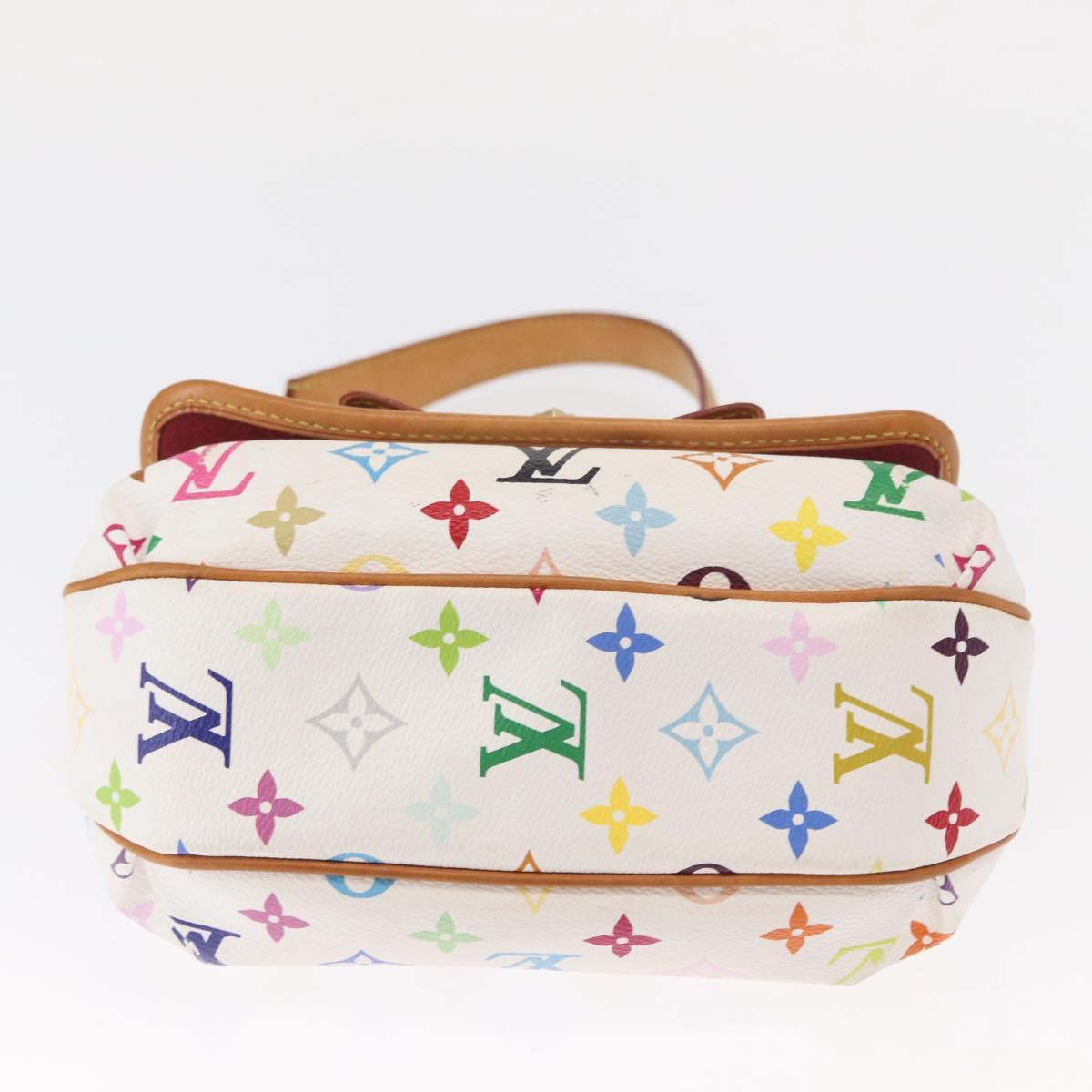 LOUIS VUITTON Monogram Multicolor Patty Shoulder Bag White M40305 Auth 157402V