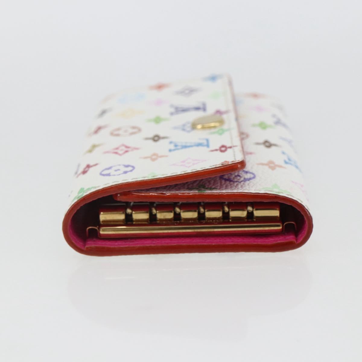 LOUIS VUITTON Multicolor Multicles 4 Key Case White M93731 LV Auth 157418SM