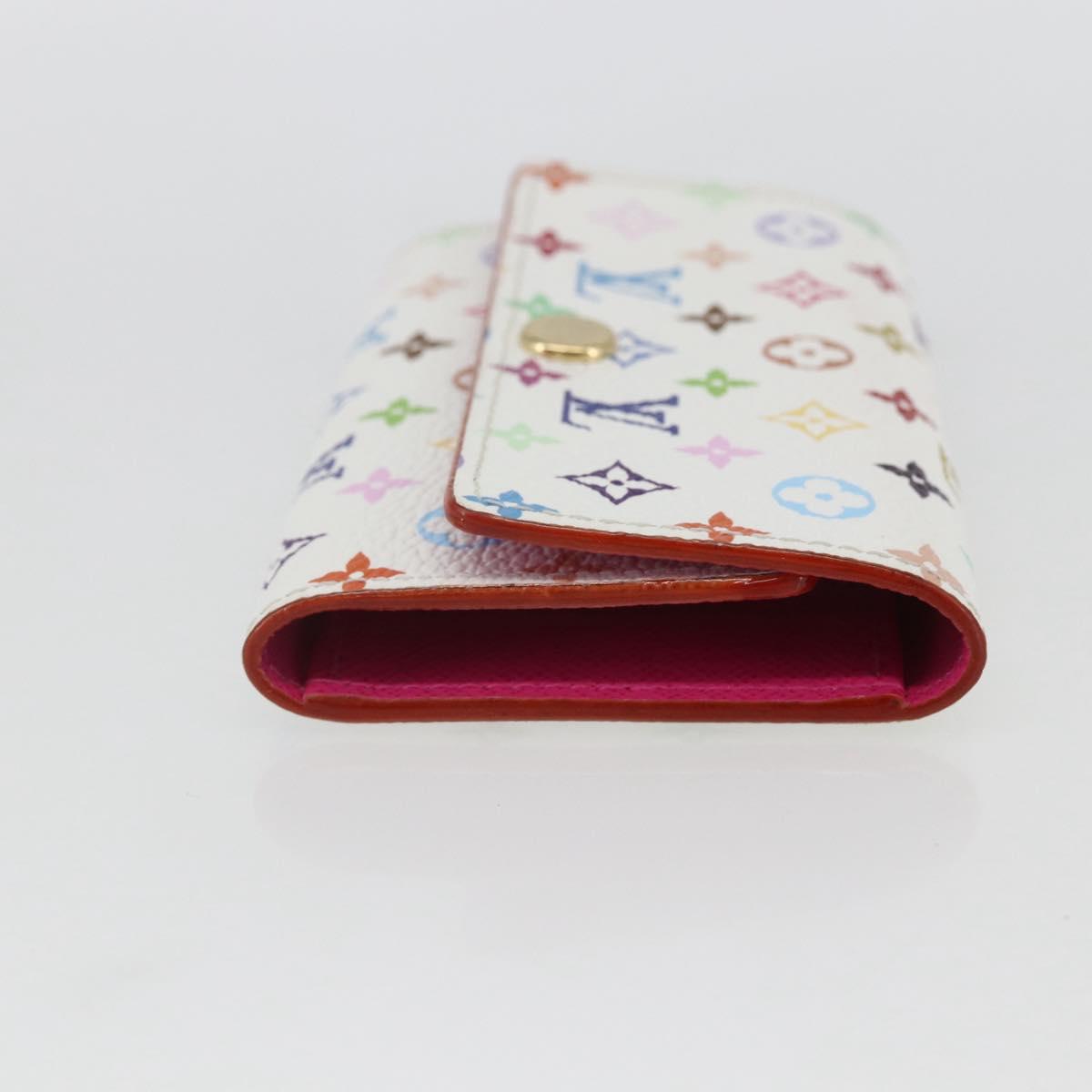 LOUIS VUITTON Multicolor Multicles 4 Key Case White M93731 LV Auth 157418SM