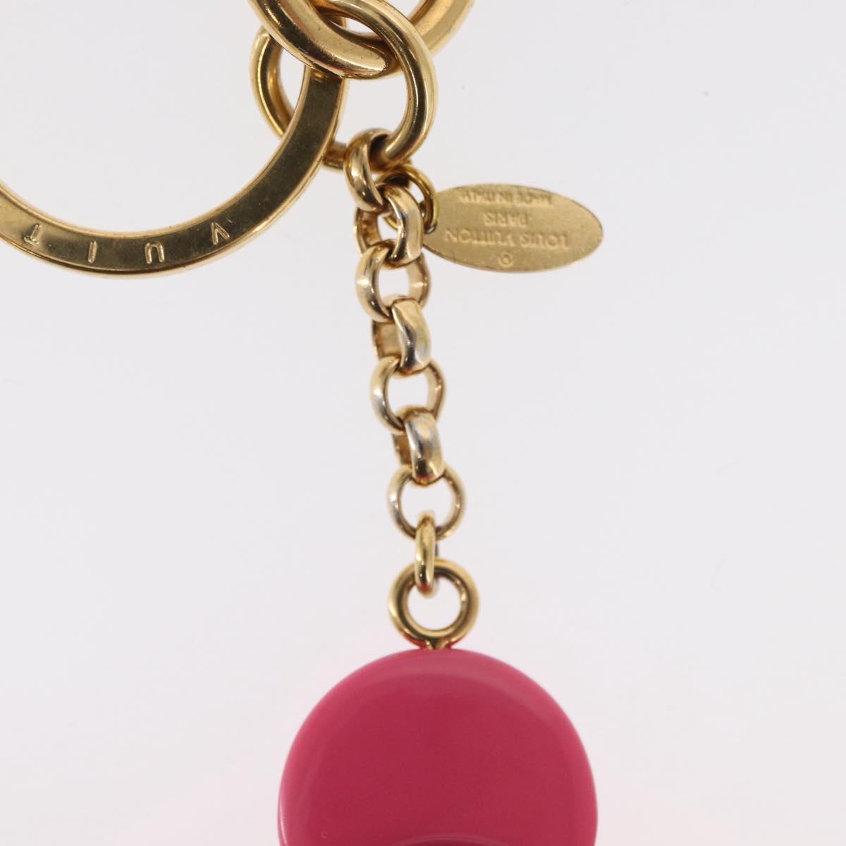 LOUIS VUITTON Porte Cre Vivienne Charm metal Pink M67298 LV Auth 157421SAM