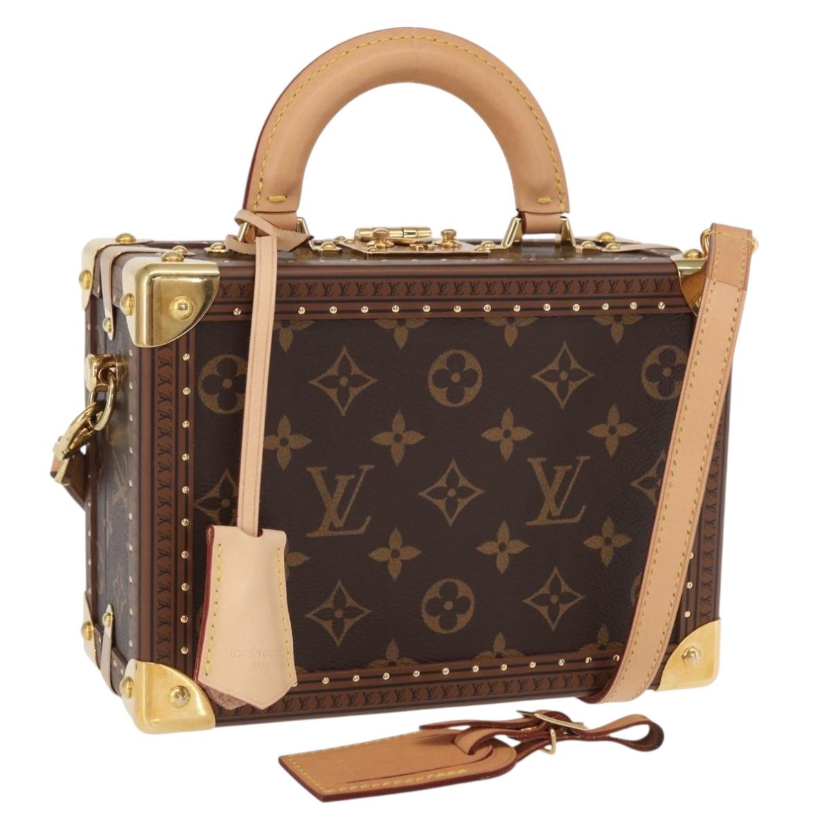 LOUIS VUITTON Monogram Petite Vallees Hand Bag 2way M20468 LV Auth 157427SM
