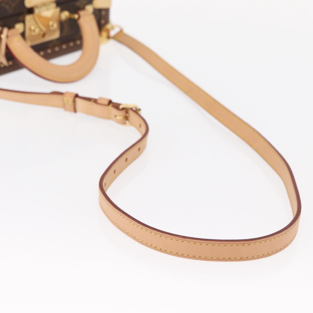 LOUIS VUITTON Monogram Petite Vallees Hand Bag 2way M20468 LV Auth 157427SM