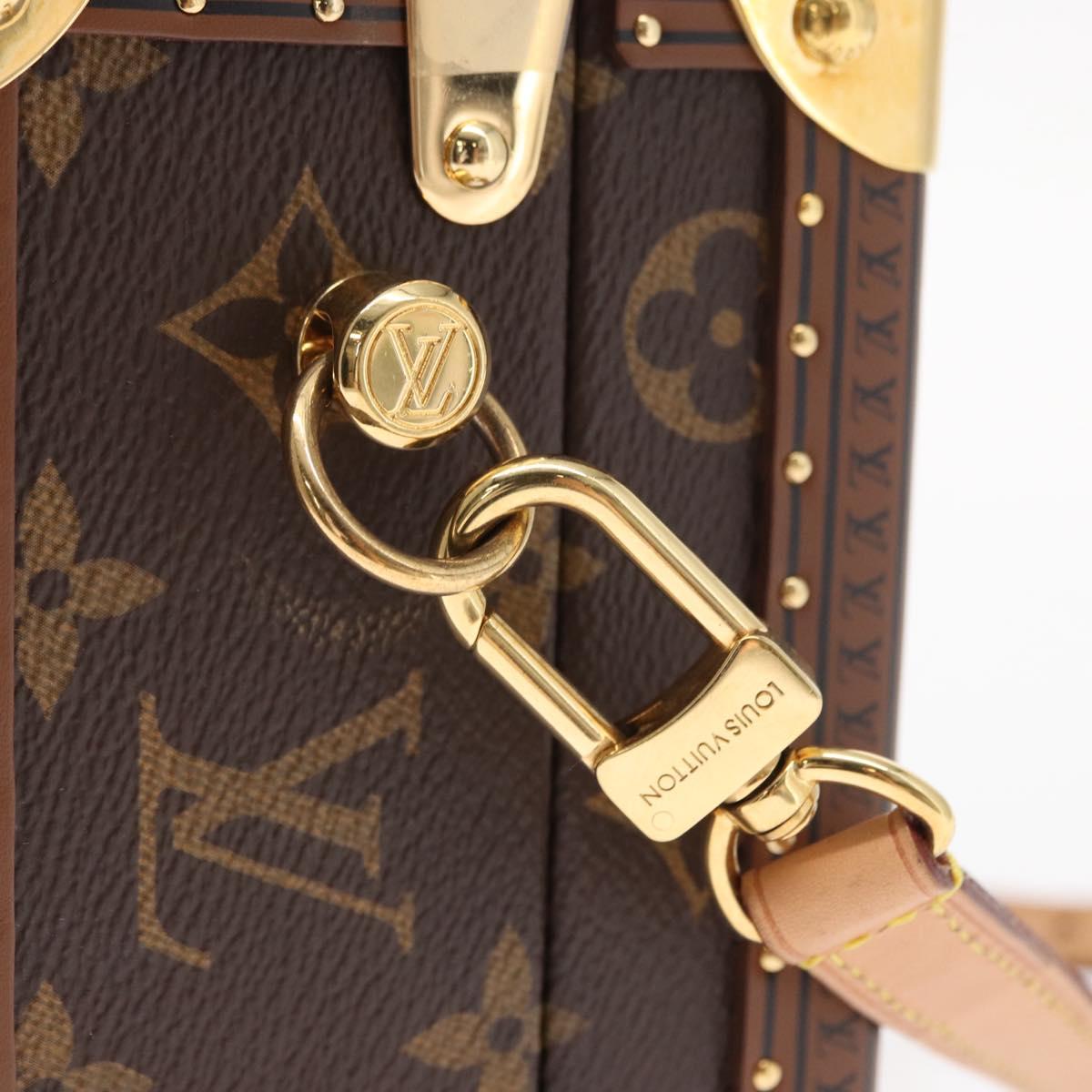 LOUIS VUITTON Monogram Petite Vallees Hand Bag 2way M20468 LV Auth 157427SM