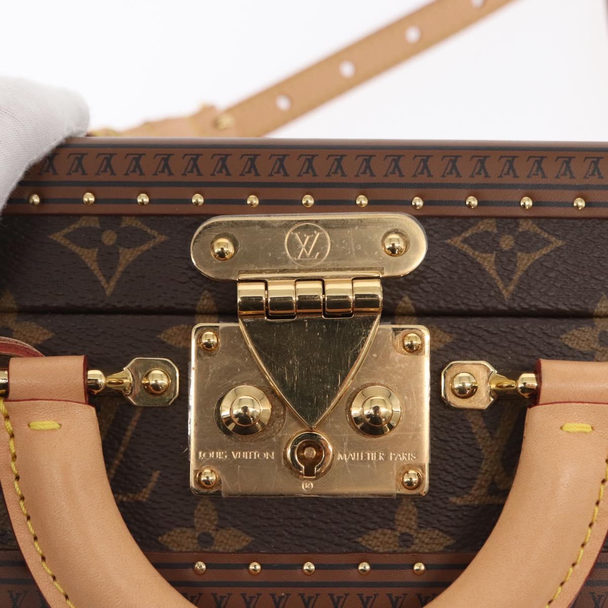 LOUIS VUITTON Monogram Petite Vallees Hand Bag 2way M20468 LV Auth 157427SM