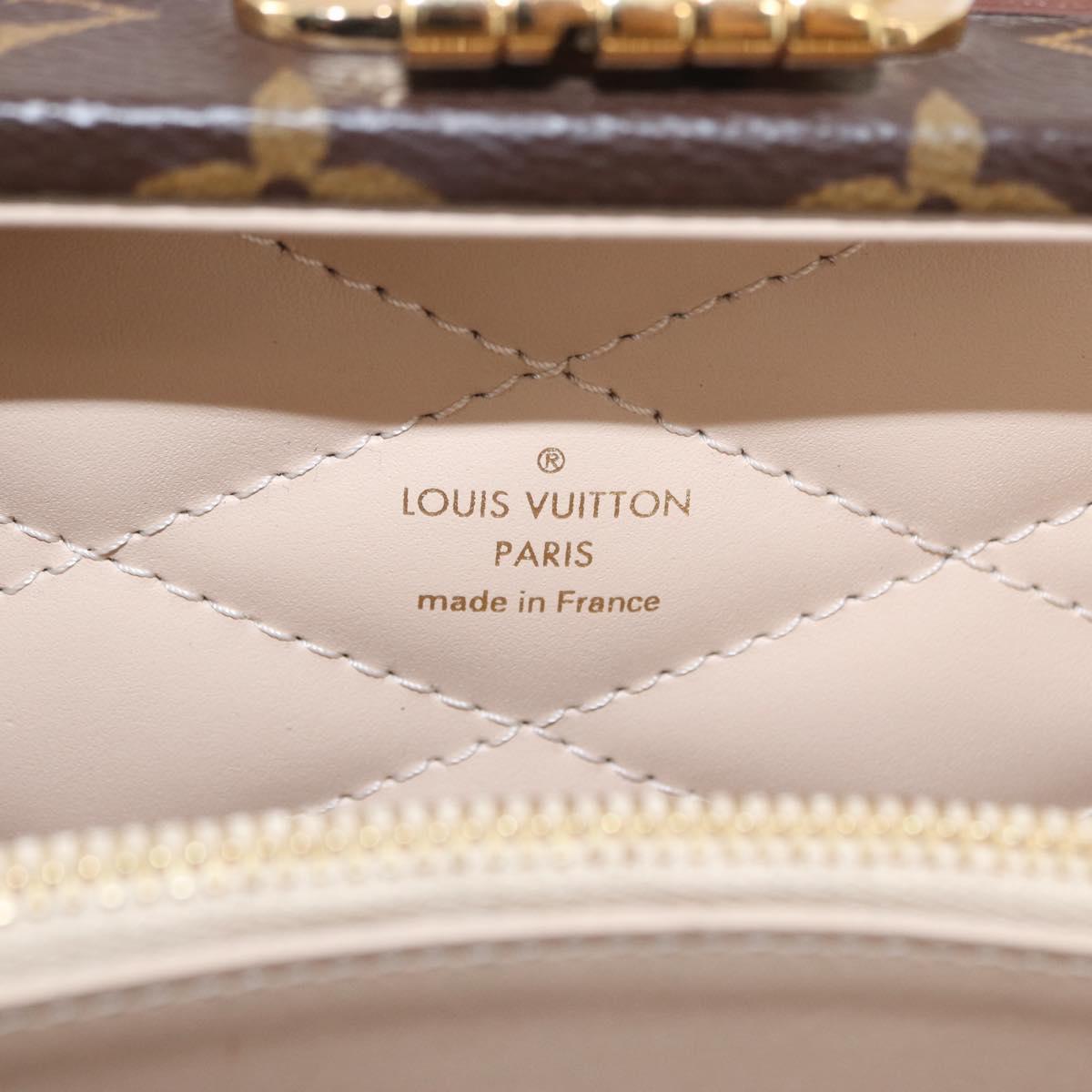 LOUIS VUITTON Monogram Petite Vallees Hand Bag 2way M20468 LV Auth 157427SM