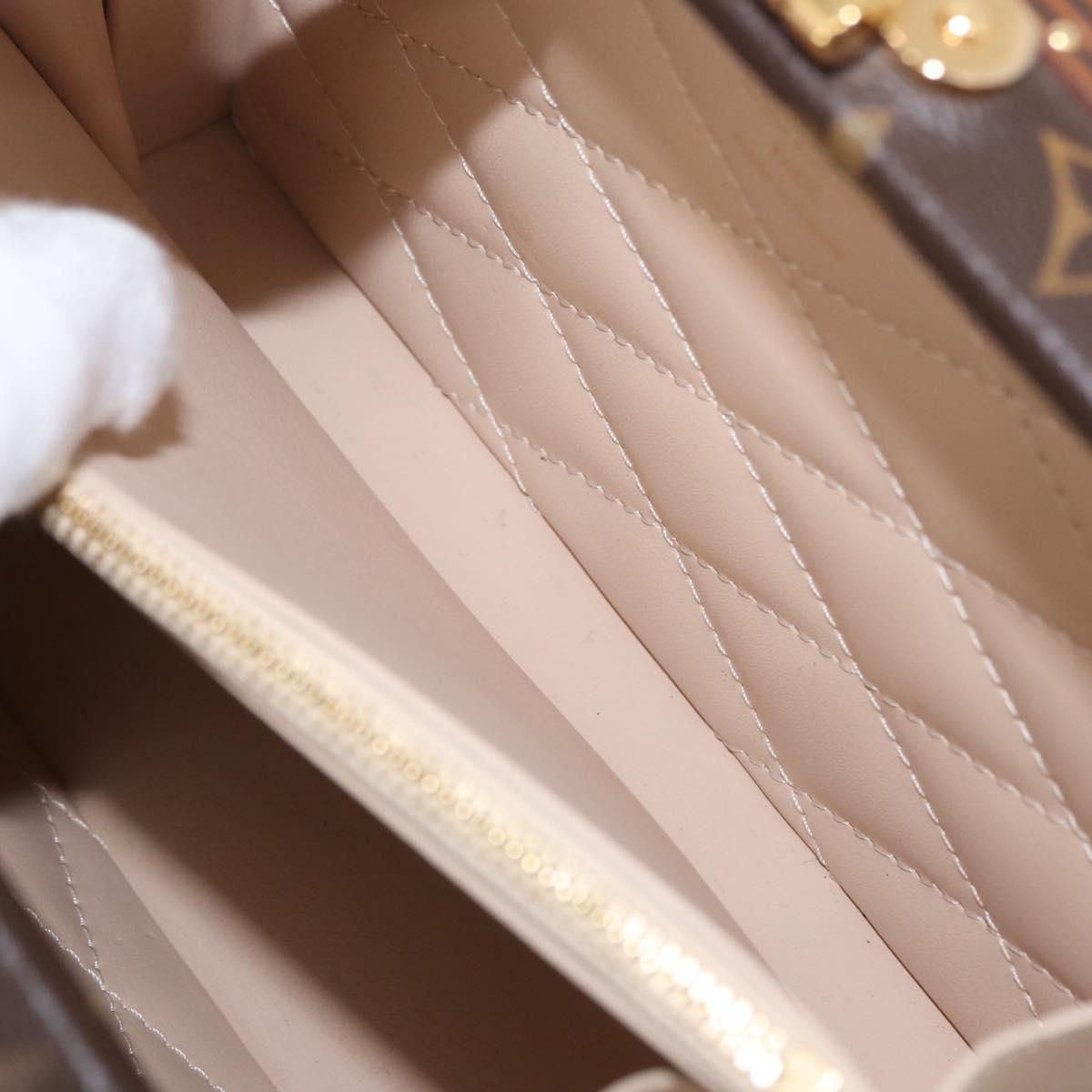 LOUIS VUITTON Monogram Petite Vallees Hand Bag 2way M20468 LV Auth 157427SM