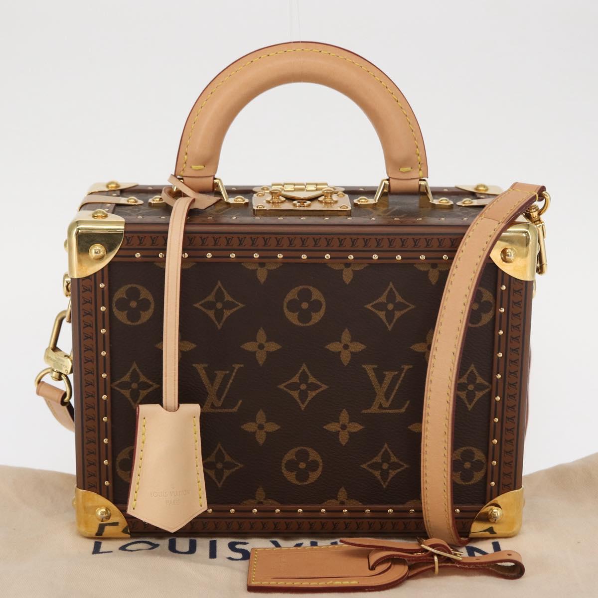 LOUIS VUITTON Monogram Petite Vallees Hand Bag 2way M20468 LV Auth 157427SM
