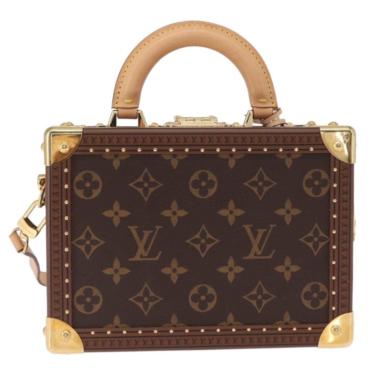 LOUIS VUITTON Monogram Petite Vallees Hand Bag 2way M20468 LV Auth 157427SM