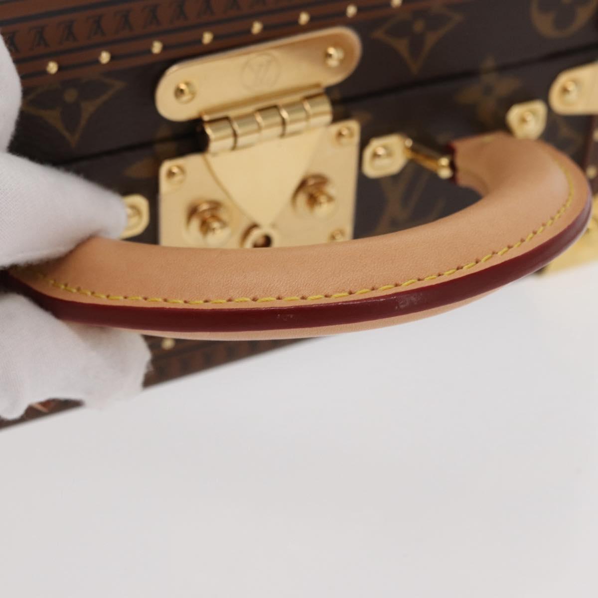 LOUIS VUITTON Monogram Petite Vallees Hand Bag 2way M20468 LV Auth 157427SM