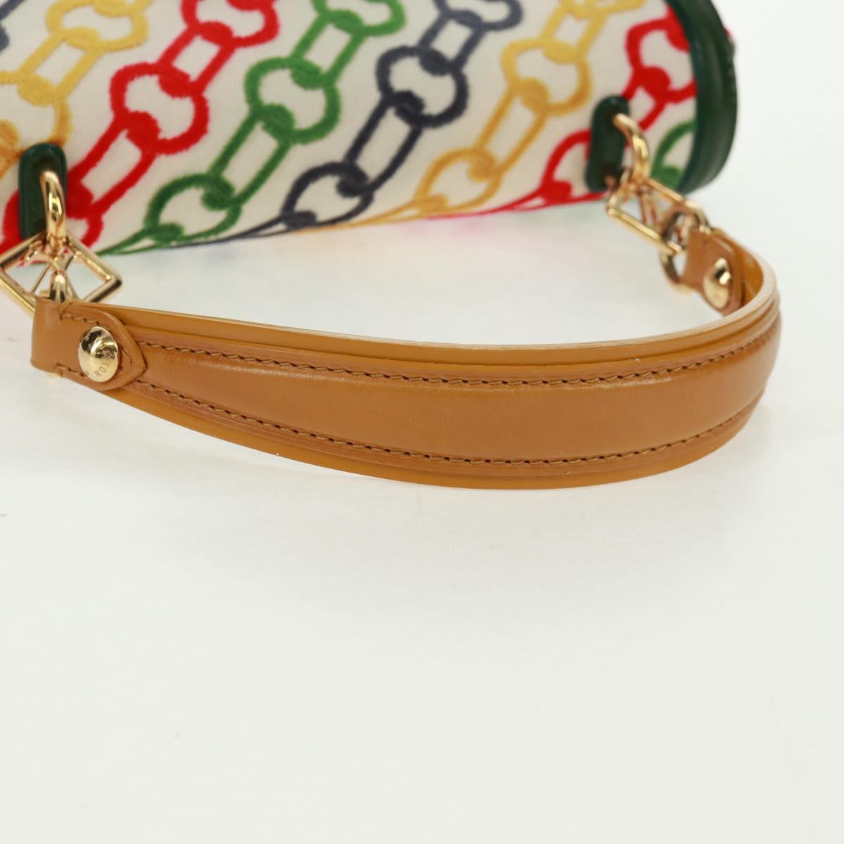 LOUIS VUITTON Monogram Velvet Chain Dolly Pochette Hand Bag M95208 Auth 157461SM