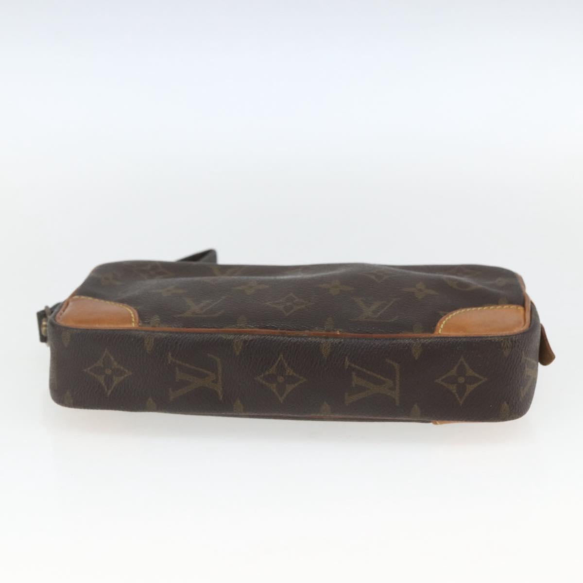 LOUIS VUITTON Monogram Marly Dragonne PM Clutch Bag M51827 LV Auth 157463
