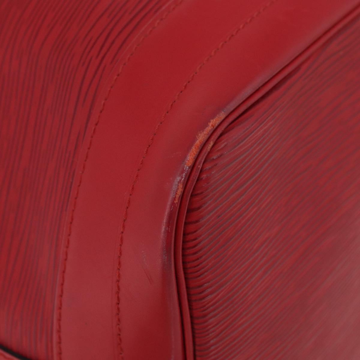 LOUIS VUITTON Epi Noe Shoulder Bag Red M44007 LV Auth 157474