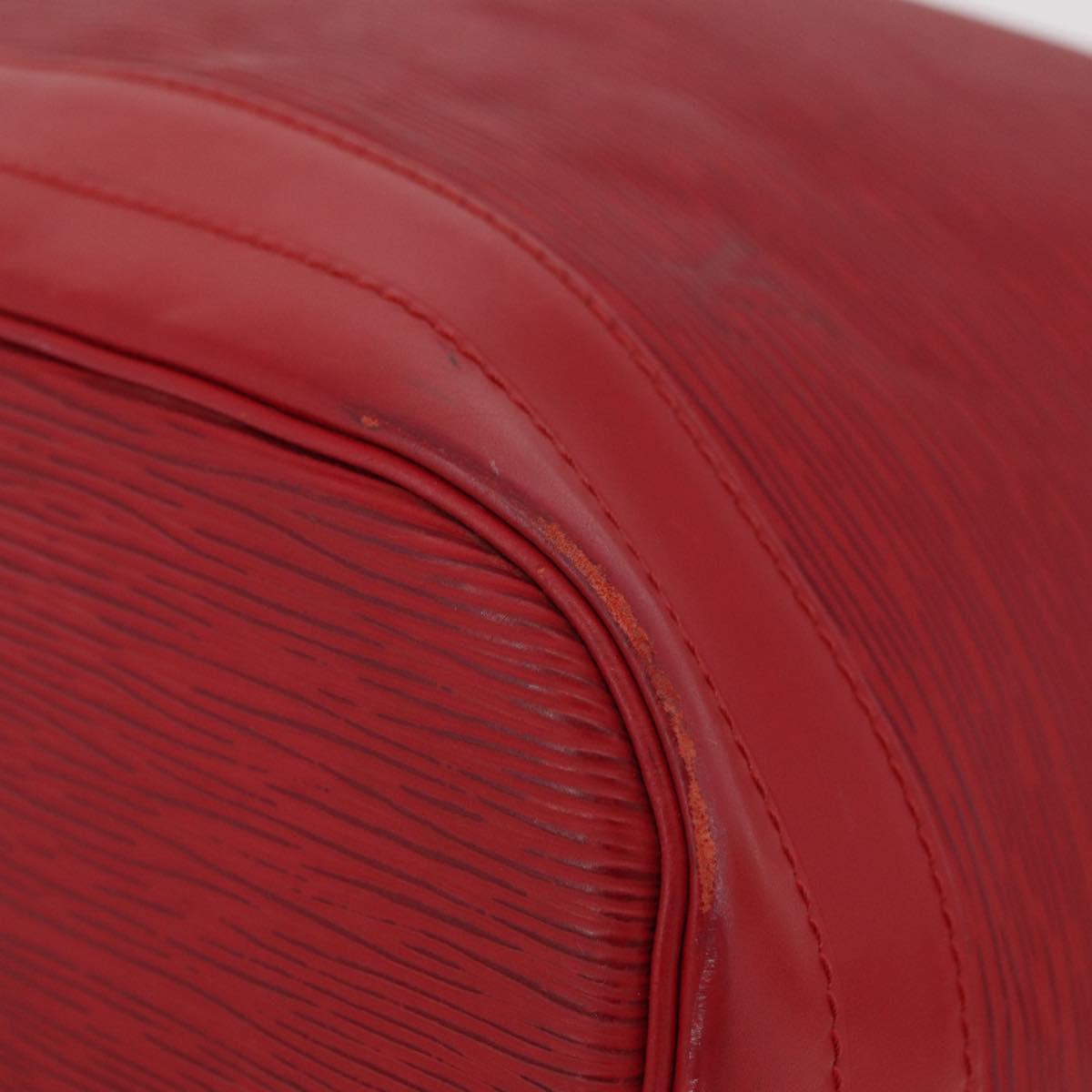 LOUIS VUITTON Epi Noe Shoulder Bag Red M44007 LV Auth 157474
