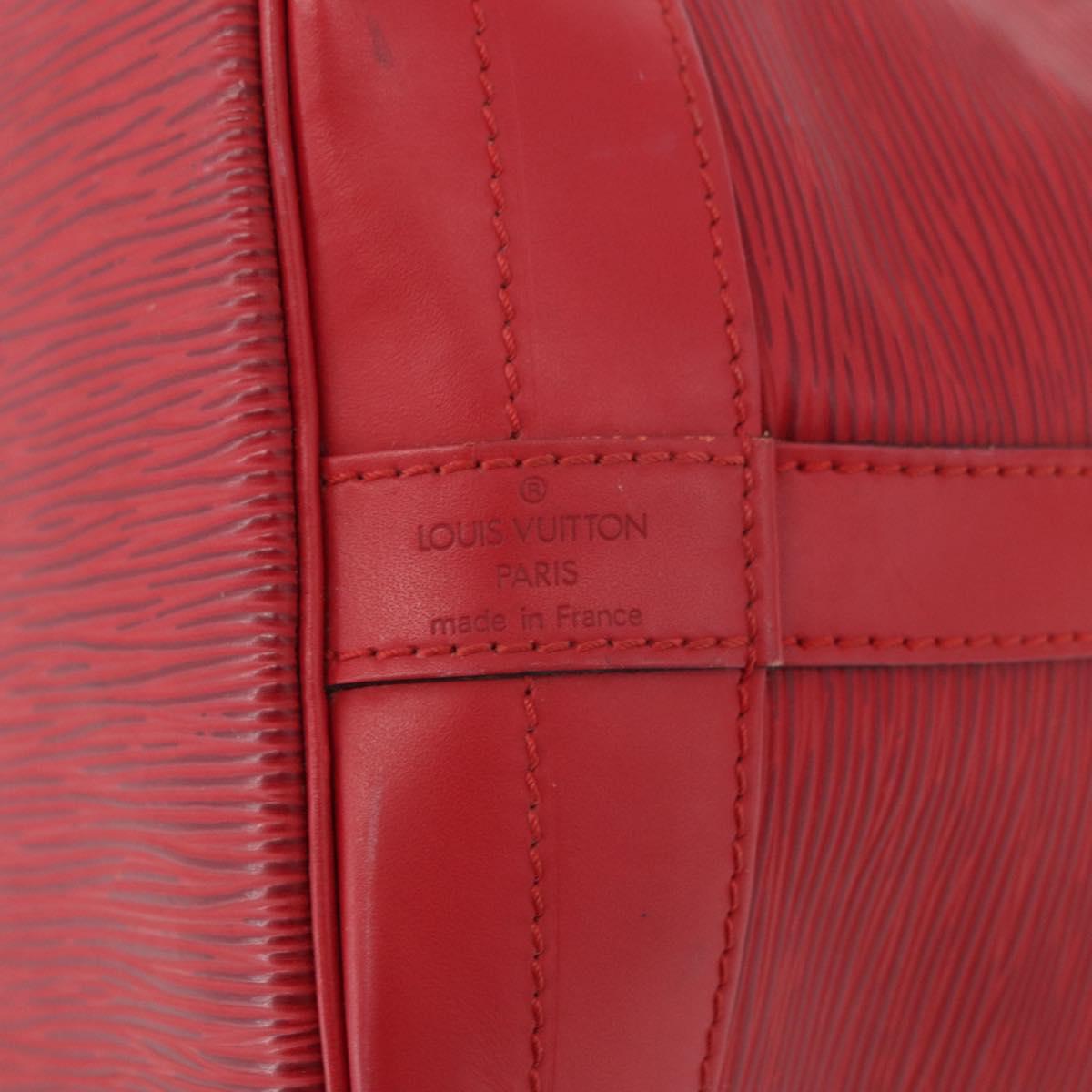 LOUIS VUITTON Epi Noe Shoulder Bag Red M44007 LV Auth 157474