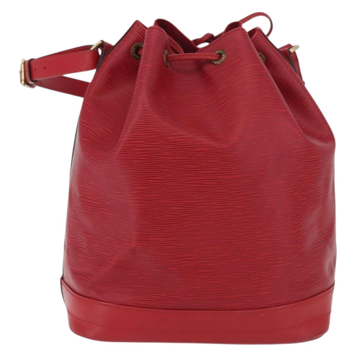 LOUIS VUITTON Epi Noe Shoulder Bag Red M44007 LV Auth 157474