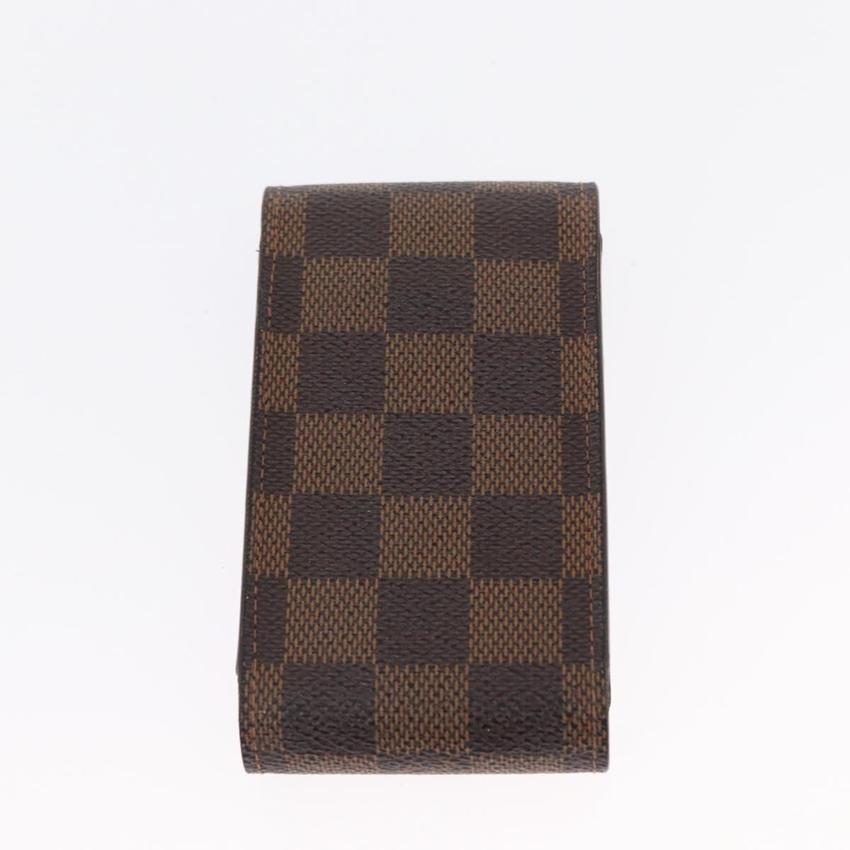 LOUIS VUITTON Damier Ebene Etui cigarette Cigarette Case 3 Set LV Auth 157476