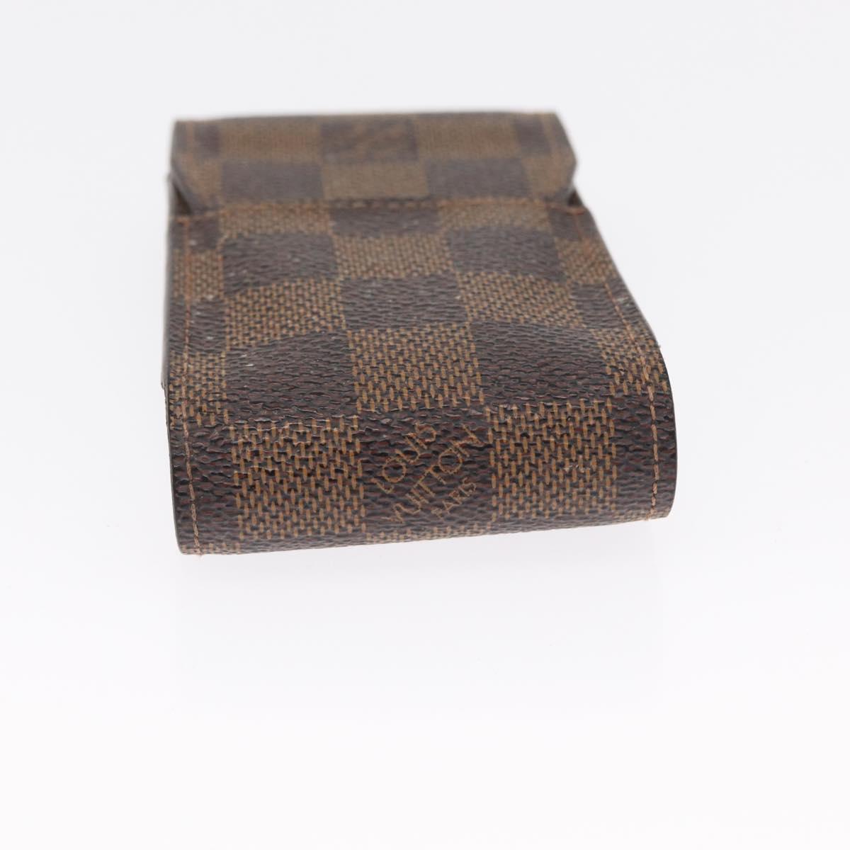LOUIS VUITTON Damier Ebene Etui cigarette Cigarette Case 3 Set LV Auth 157476