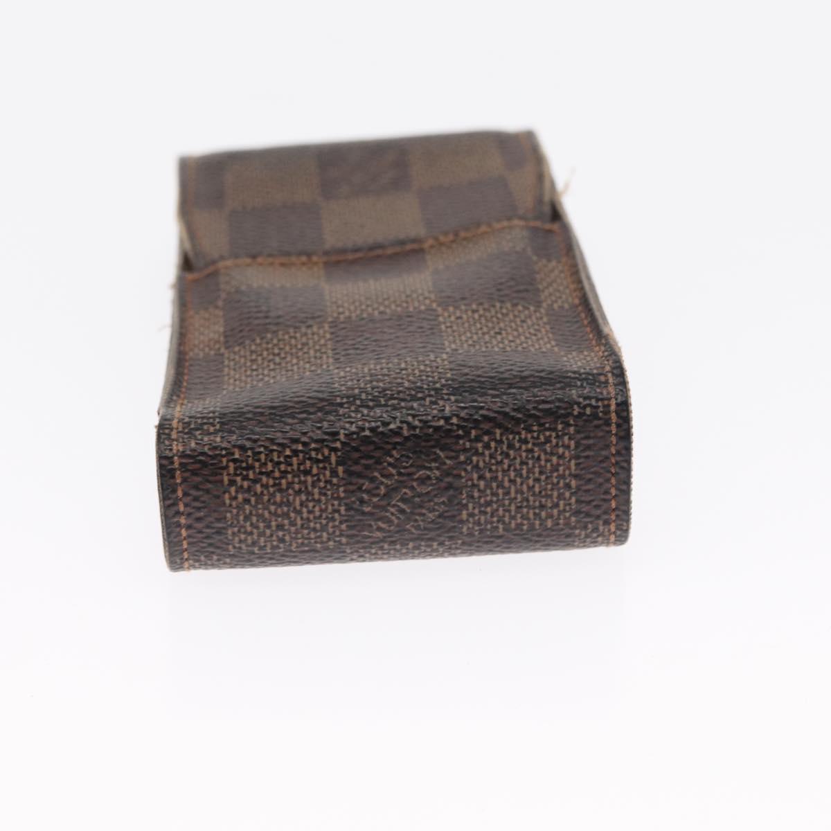 LOUIS VUITTON Damier Ebene Etui cigarette Cigarette Case 3 Set LV Auth 157476